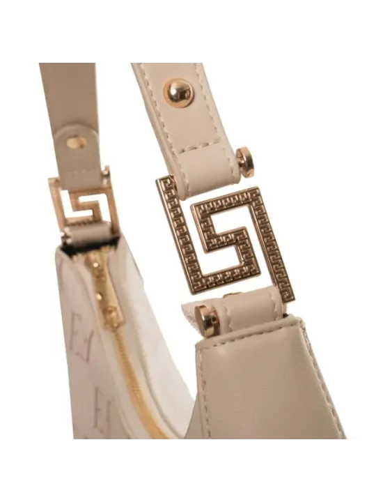 "Egon Von Furstenberg Handtaschen im Sale | Egon Von Furstenberg Damen Schultertasche mit Zipper und Logo online kaufen"|Planet-Deluxe