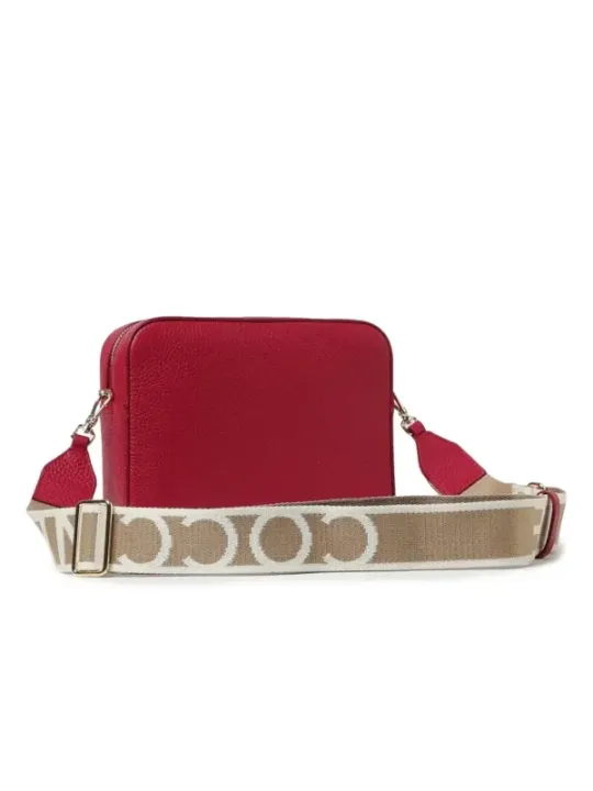 "Coccinelle Umhängetaschen im Sale | Coccinelle Damen Leder Umhängetasche mit Zipper und Logo online kaufen"|Planet-Deluxe