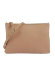 "Coccinelle Umhängetaschen im Sale | "Damen Leder Clutch mit Zipper und Logo von Coccinelle" online kaufen"|Planet-Deluxe