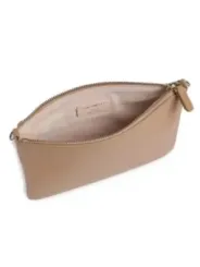 "Coccinelle Umhängetaschen im Sale | "Damen Leder Clutch mit Zipper und Logo von Coccinelle" online kaufen"|Planet-Deluxe