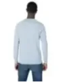 Helles blaues Baumwoll-Langarmshirt von Calvin Klein