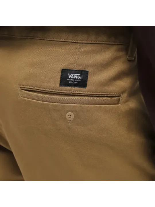 "Vans Hosen im Sale | Vans Herren Baumwollhose mit Logo und Knopf-Zipper online kaufen"|Planet-Deluxe