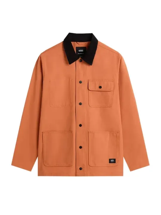 "Vans Jacken im Sale | Vans Herren Anorak mit Knöpfen aus 100% Baumwolle online kaufen"|Planet-Deluxe