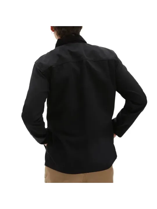 "Vans Jacken im Sale | Herren Baumwolljacke mit Knöpfen und Logo online kaufen"|Planet-Deluxe