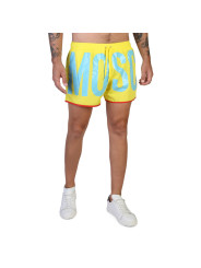 Gelbe Moschino-Shorts mit Logo