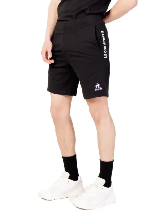 Schwarze Le Coq Sportif Shorts