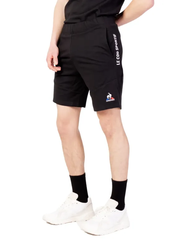 Schwarze Le Coq Sportif Shorts