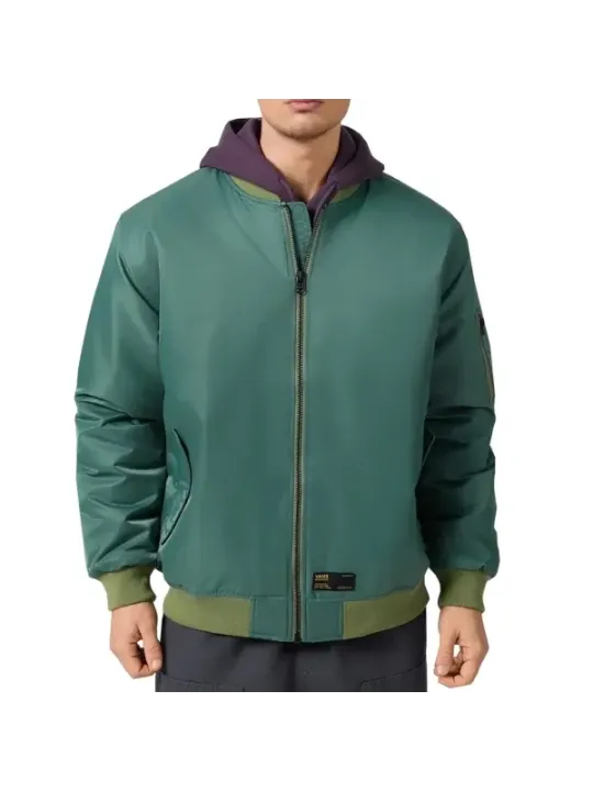 "Vans Jacken im Sale | Vans Herren Anorak mit Reißverschluss und Logo aus Nylon online kaufen"|Planet-Deluxe
