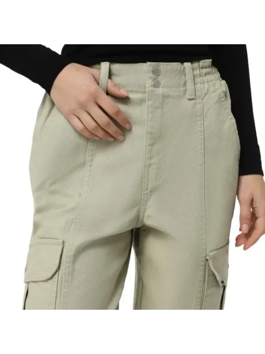 "Vans Hosen im Sale | Vans Damen Baumwollhose mit Knopf und Zipper online kaufen"|Planet-Deluxe