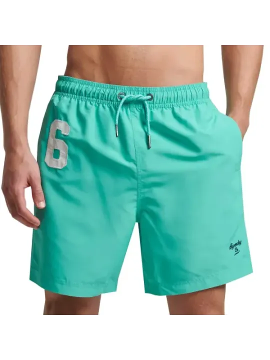 "Superdry Swimwear im Sale | Frühjahr Sommer Herren Kostüm mit Logo Elastikbund online kaufen"|Planet-Deluxe