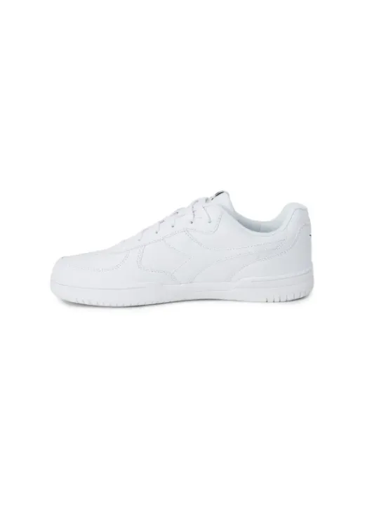 Weiße Diadora Leder Sneaker Herren