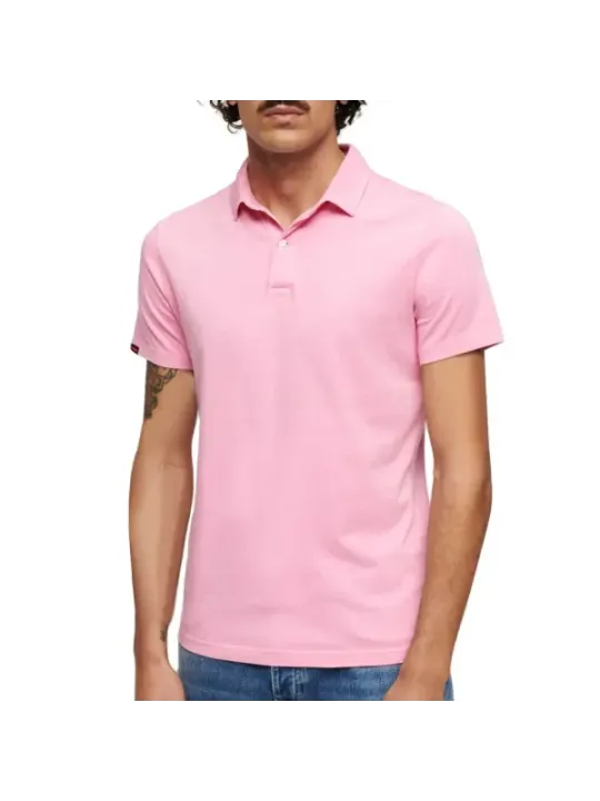 "Superdry Poloshirts im Sale | Herren Polo-Shirt Kurzarm Baumwolle Einfarbig Mit Logo online kaufen"|Planet-Deluxe