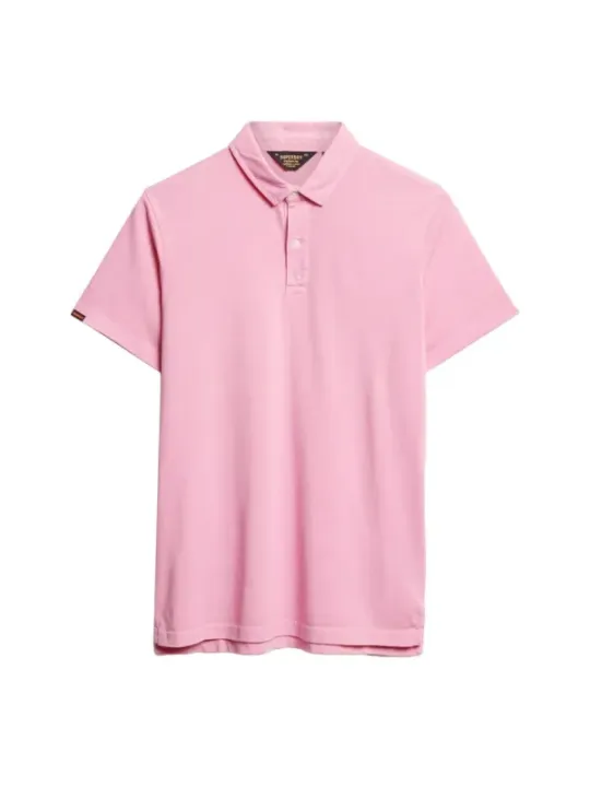 "Superdry Poloshirts im Sale | Herren Polo-Shirt Kurzarm Baumwolle Einfarbig Mit Logo online kaufen"|Planet-Deluxe