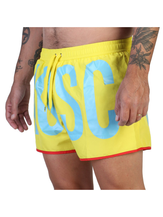 Gelbe Moschino Herren Badehose Sommer