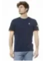 "Invicta T-Shirts im Sale | Frühjahr Herren T-Shirt Rundhals Baumwolle Blau mit Logo online kaufen"|Planet-Deluxe
