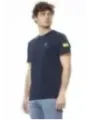 "Invicta T-Shirts im Sale | Frühjahr Herren T-Shirt Rundhals Baumwolle Blau mit Logo online kaufen"|Planet-Deluxe