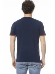 "Invicta T-Shirts im Sale | Frühjahr Herren T-Shirt Rundhals Baumwolle Blau mit Logo online kaufen"|Planet-Deluxe