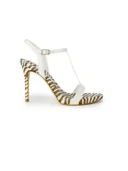 Goldfarbene Guess Sandalen mit Riemchen