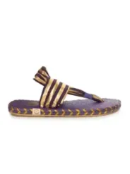 "Nalho Sandalette im Sale | Damen Flipflops Frühling Sommer Textil Gummi Lila online kaufen"|Planet-Deluxe