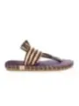 "Nalho Sandalette im Sale | Damen Flipflops Frühling Sommer Textil Gummi Lila online kaufen"|Planet-Deluxe