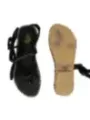 "Nalho Sandalette im Sale | Frühjahr Sommer Damen Flipflops Textil Schwarz online kaufen"|Planet-Deluxe