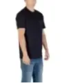 "Armani Exchange T-Shirts im Sale | Armani Exchange Herren T-Shirt - Blau, Kurzarm, Rundhals, 100% Baumwolle für Herbst/Winter online kaufen"|Planet-Deluxe