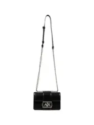 "Armani Exchange Einzelstücke & Seltenheiten im Sale | Armani Exchange - Elegante Umhängetasche für Damen - Schwarz - Herbst/Winter Kollektion - Kompakte Größe mit Clipverschluss  online kaufen"|Planet-Deluxe