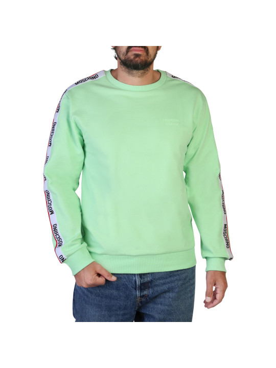 Grüner Moschino Sweatshirt mit Streifen