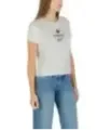"Tommy Hilfiger Jeans T-Shirts im Sale | Tommy Hilfiger Damen Bio-Baumwoll T-Shirt Weiß Herbst/Winter online kaufen"|Planet-Deluxe
