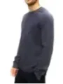 "Dondup Pullover im Sale | Dondup Herrenpullover - Eleganter Herbst/Winter Rundhals-Pullover aus 100% Wolle in Blau, Langarm - Artikelcode: V_30172 online kaufen"|Planet-Deluxe