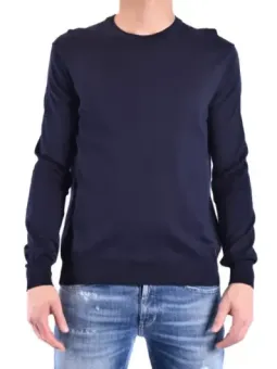 "Peuterey Herren Rundhals Pullover Blau – Stilvoll & Komfortabel"