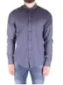 "Dondup Hemden im Sale | Dondup Herren Karohemd Blau - 100% Baumwolle, Langarm, Frühling/Sommer Kollektion online kaufen"|Planet-Deluxe