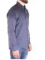 "Dondup Hemden im Sale | Dondup Herren Karohemd Blau - 100% Baumwolle, Langarm, Frühling/Sommer Kollektion online kaufen"|Planet-Deluxe