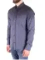 "Dondup Hemden im Sale | Dondup Herren Karohemd Blau - 100% Baumwolle, Langarm, Frühling/Sommer Kollektion online kaufen"|Planet-Deluxe
