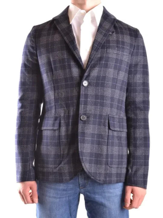 "Peuterey Sakkos im Sale | Peuterey Herren Sakko Blau Kariert Herbst/Winter online kaufen"|Planet-Deluxe