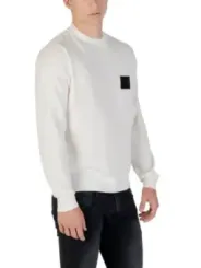 "Armani Exchange Pullover im Sale | Armani Exchange Herrenpullover Herbst Winter Weiß Drucken online kaufen"|Planet-Deluxe