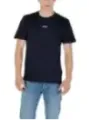 "Replay T-Shirts im Sale | Replay Herren TShirt Blau Drucken Rundhals Kurzarm online kaufen"|Planet-Deluxe