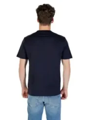 "Replay T-Shirts im Sale | Replay Herren TShirt Blau Drucken Rundhals Kurzarm online kaufen"|Planet-Deluxe