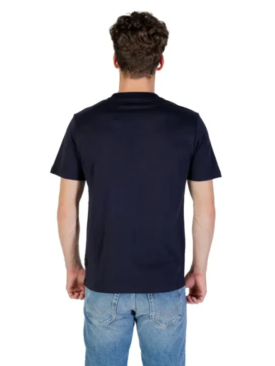 "Replay T-Shirts im Sale | Replay Herren TShirt Blau Drucken Rundhals Kurzarm online kaufen"|Planet-Deluxe