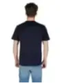 "Replay T-Shirts im Sale | Replay Herren TShirt Blau Drucken Rundhals Kurzarm online kaufen"|Planet-Deluxe