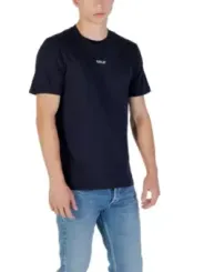 "Replay T-Shirts im Sale | Replay Herren TShirt Blau Drucken Rundhals Kurzarm online kaufen"|Planet-Deluxe