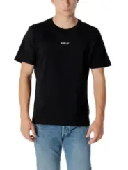 "Replay T-Shirts im Sale | Replay Herren T-Shirt Schwarz Herbst Winter Baumwolle online kaufen"|Planet-Deluxe