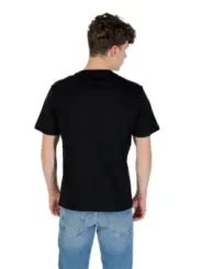 "Replay T-Shirts im Sale | Replay Herren T-Shirt Schwarz Herbst Winter Baumwolle online kaufen"|Planet-Deluxe