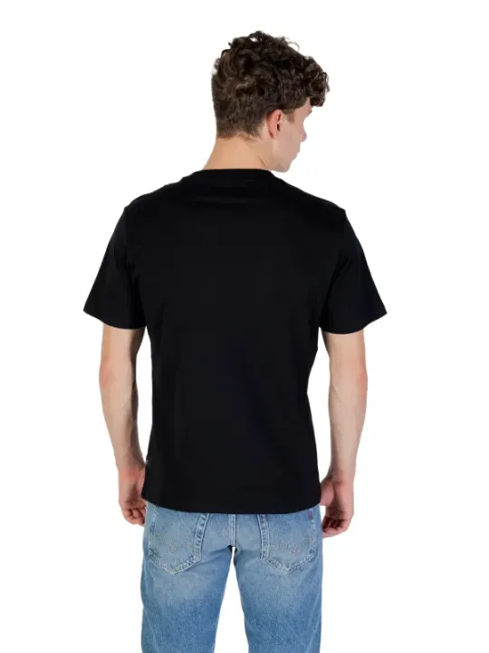 "Replay T-Shirts im Sale | Replay Herren T-Shirt Schwarz Herbst Winter Baumwolle online kaufen"|Planet-Deluxe