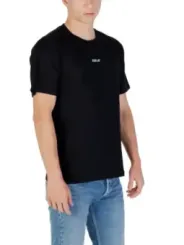 "Replay T-Shirts im Sale | Replay Herren T-Shirt Schwarz Herbst Winter Baumwolle online kaufen"|Planet-Deluxe