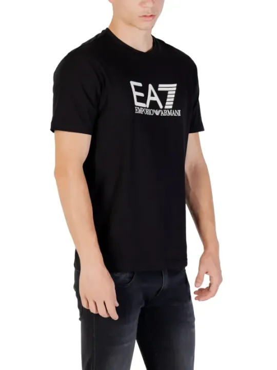 "Ea7 T-Shirts im Sale | EA7 HerbstWinter Herren TShirt Schwarz Druck online kaufen"|Planet-Deluxe
