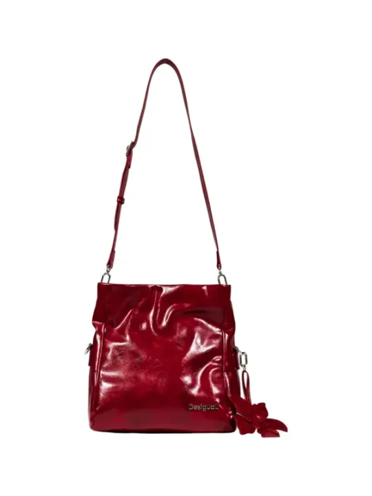 "Desigual Einzelstücke & Seltenheiten im Sale | Desigual Herbst/Winter Handtasche Rot mit Reißverschluss – Vielseitige Schultertasche mit Innen- und Außentaschen, 29x25x12  online kaufen"|Planet-Deluxe