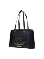 "Love Moschino Einzelstücke & Seltenheiten im Sale | Love Moschino Herbst/Winter Handtasche Schwarz mit Print - Stilvolle Damen Tasche mit Reißverschluss und Innentaschen, 20x34x10 online kaufen"|Planet-Deluxe