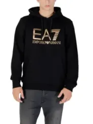 "Ea7 Sweatshirts im Sale | EA7 Herren Fleece Hoodie Schwarz Herbst/Winter online kaufen"|Planet-Deluxe