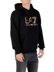 "Ea7 Sweatshirts im Sale | EA7 Herren Fleece Hoodie Schwarz Herbst/Winter online kaufen"|Planet-Deluxe